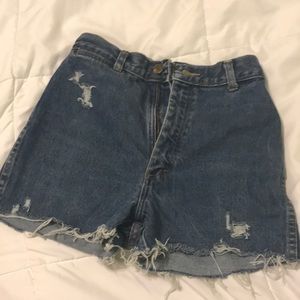 Vintage denim shorts